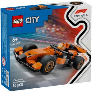 LEGO® City 60442 F1 Rennfahrer mit McLaren Rennauto LEGO® City 60442 F1 Rennfahrer mit McLaren Rennauto