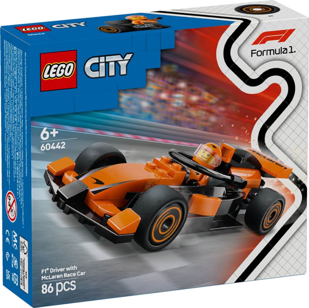LEGO® City 60442 F1 Rennfahrer mit McLaren Rennauto LEGO® City 60442 F1 Rennfahrer mit McLaren Rennauto