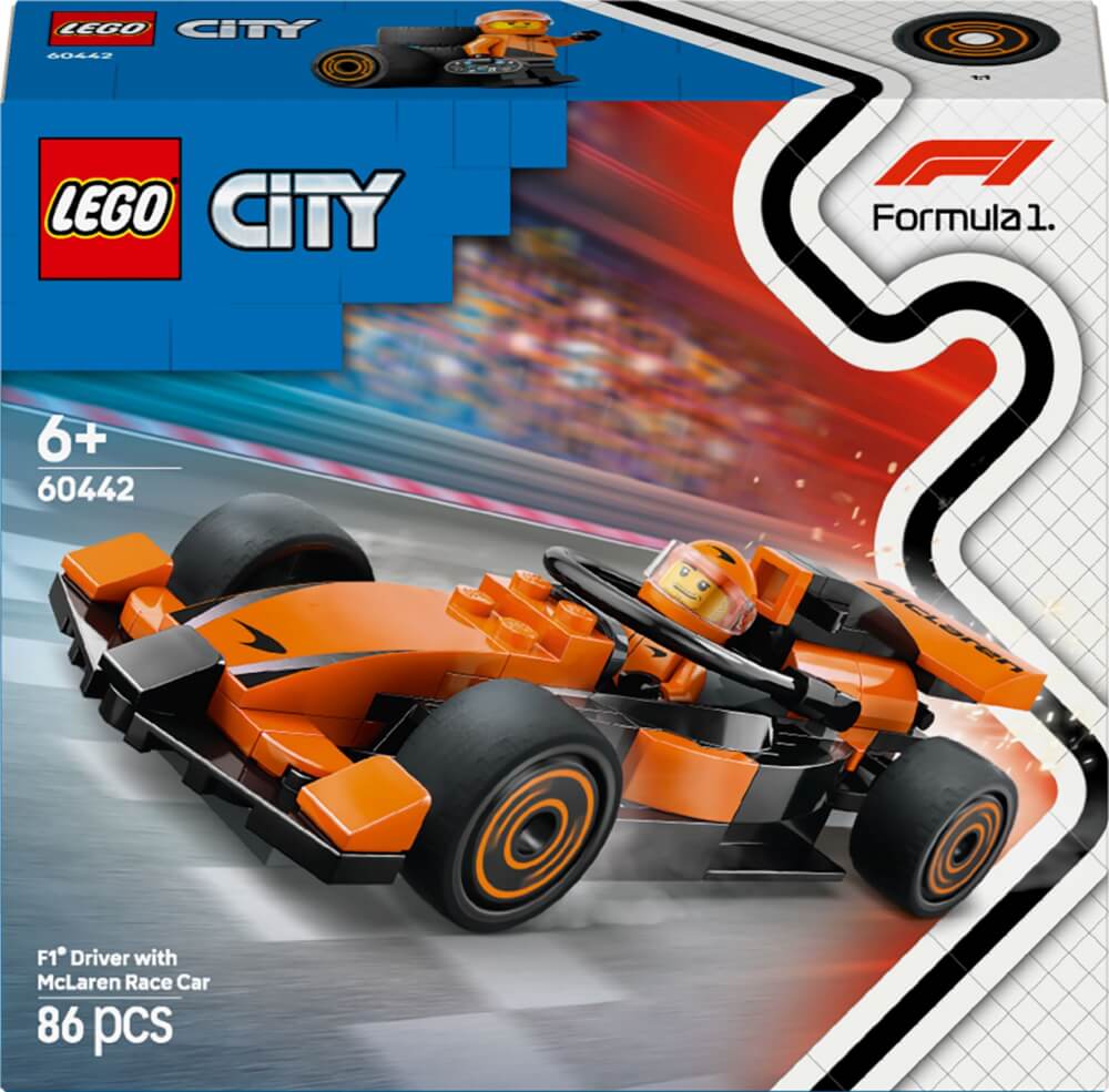 LEGO® City 60442 F1 Rennfahrer mit McLaren Rennauto LEGO® City 60442 F1 Rennfahrer mit McLaren Rennauto