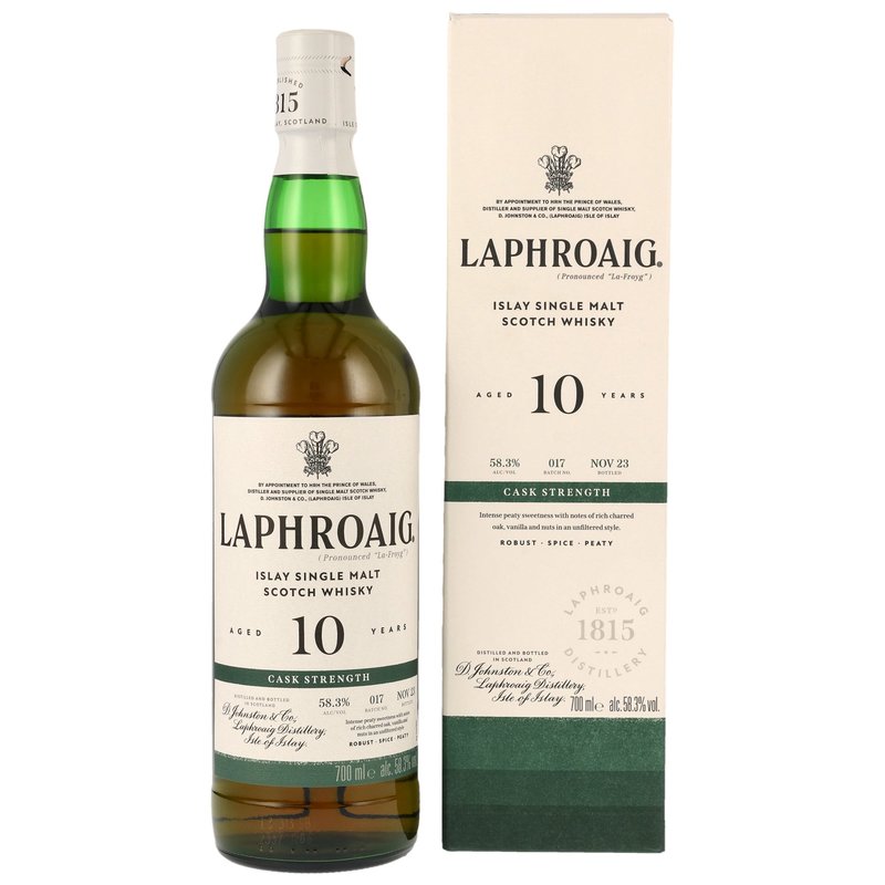 Laphroaig 10 y.o. Cask Strength Batch 17 Laphroaig 10 y.o. Cask Strength Batch 17