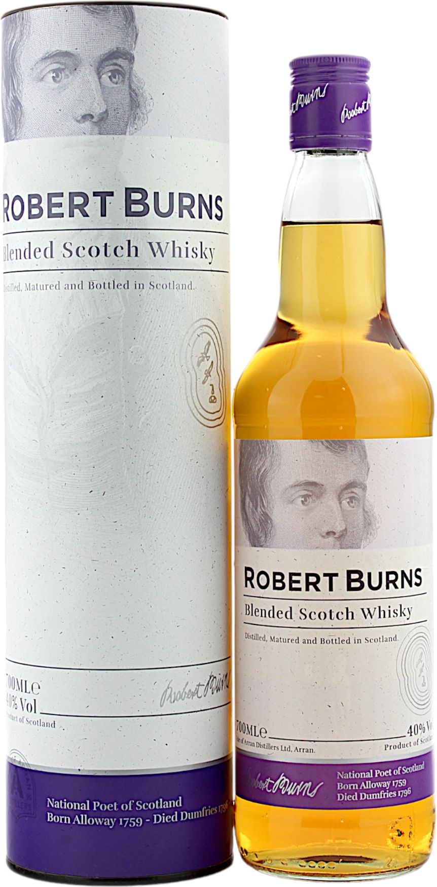 Arran Robert Burns Blend - neue Ausstattung Arran Robert Burns Blend - neue Ausstattung
