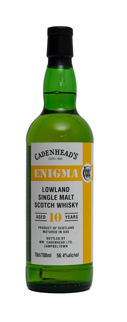 Cadenhead's Enigma Lowland Single Malt Enigma · 10 Jahre · LOW.1.A Cadenhead's Enigma Lowland Single Malt Enigma · 10 Jahre · LOW.1.A