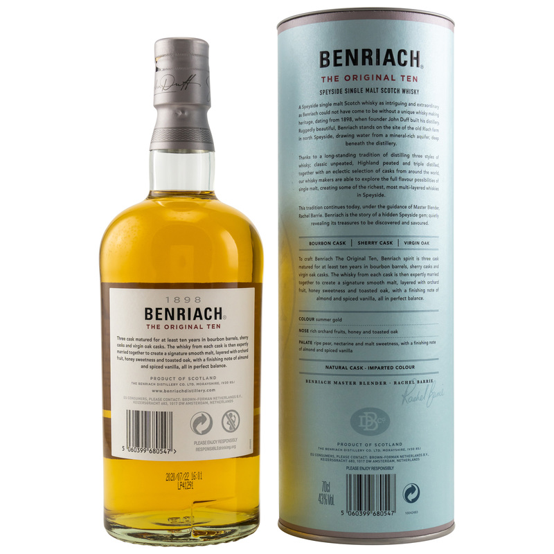 Benriach 10 y.o. - The Original Ten Benriach 10 y.o. - The Original Ten