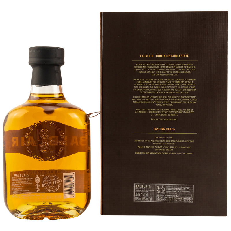 Balblair 18 y.o. Balblair 18 y.o.
