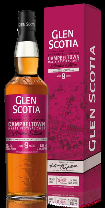Glen Scotia 9 y.o. Heavily Peated - Ribera Del Duero Finish Campbeltown Malts Festival 2025 Glen Scotia 9 y.o. Heavily Peated - Ribera Del Duero Finish Campbeltown Malts Festival 2025
