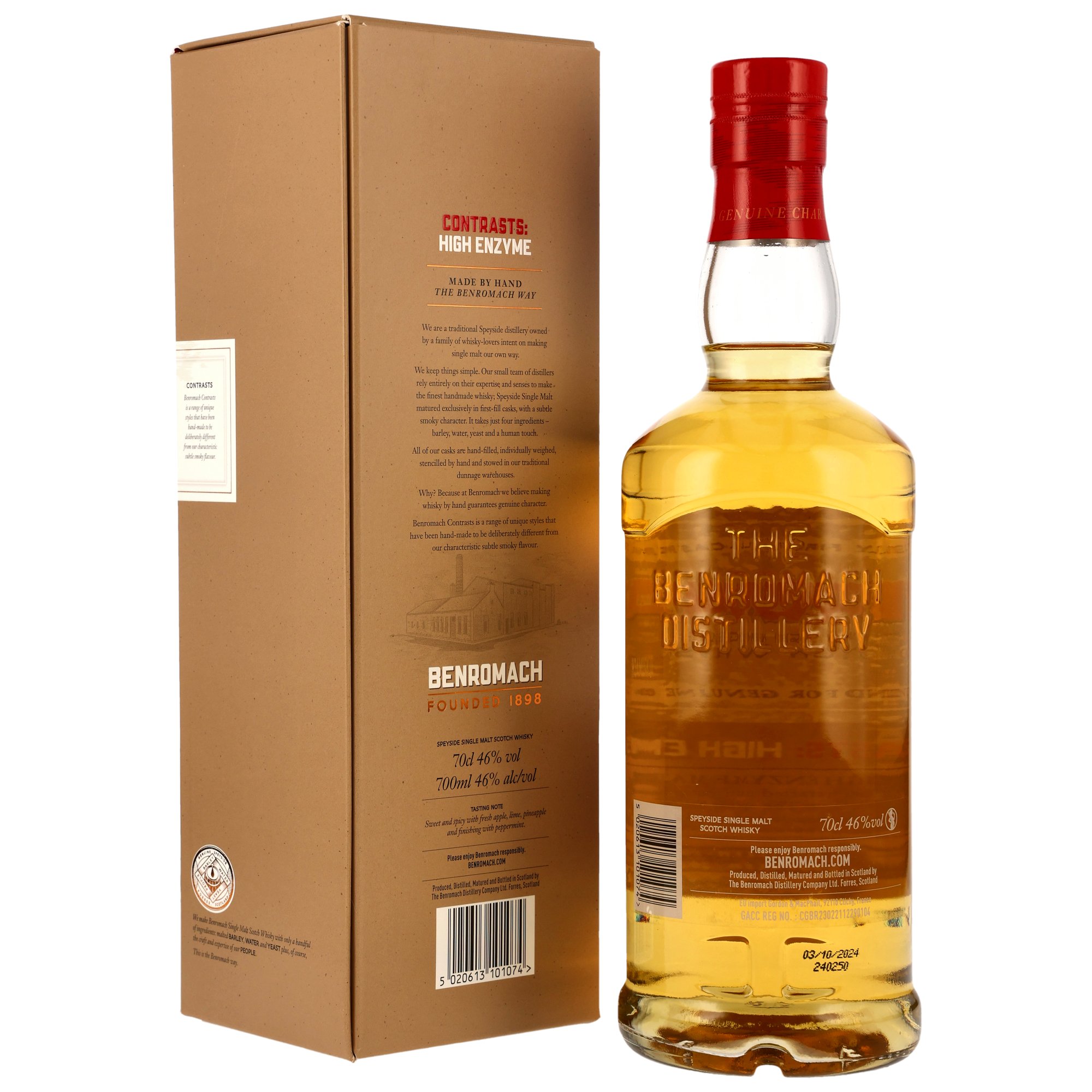 Benromach Contrasts: High Enzyme – 2012/2024 – 1st Fill Bourbon Barrels Benromach Contrasts: High Enzyme – 2012/2024 – 1st Fill Bourbon Barrels