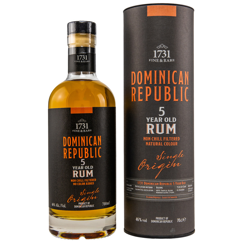 1731 Rum - Dominican Republic 5 y.o. 1731 Rum - Dominican Republic 5 y.o.
