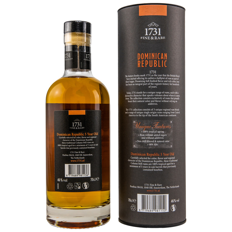 1731 Rum - Dominican Republic 5 y.o. 1731 Rum - Dominican Republic 5 y.o.