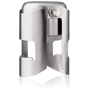 Vacu Vin Vakuumverschluss für Sektflaschen Edelstahl