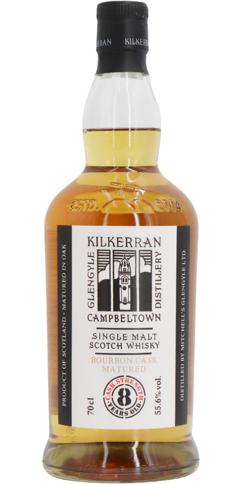 Kilkerran 8 Jahre Bourbon Cask Matured Cask Strength Release 2025 Kilkerran 8 Jahre Bourbon Cask Matured Cask Strength Release 2025
