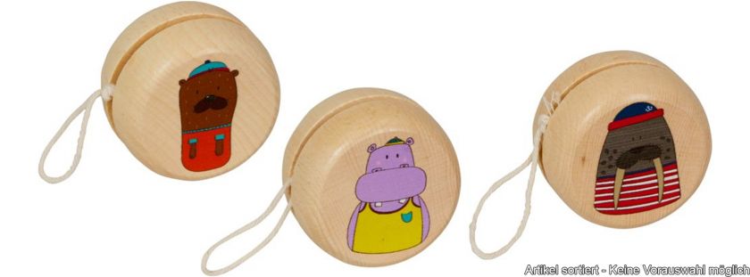 Holz-Jojo - Bunte Geschenke, sort. 1 Stück Holz-Jojo - Bunte Geschenke, sort. 1 Stück