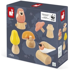 Vögel und Pilze zum Schrauben Vögel und Pilze zum Schrauben