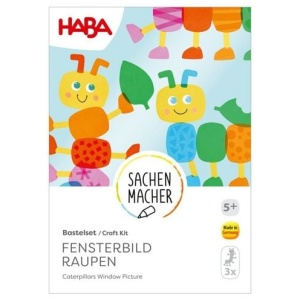 Bastelset - Fensterbild Raupen Bastelset - Fensterbild Raupen