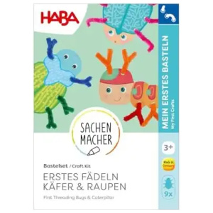 Bastelset - Erstes Fädeln Käfer & Raupen Bastelset - Erstes Fädeln Käfer & Raupen