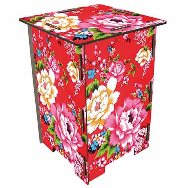 Werkhaus Photohocker Bunte Blumen Werkhaus Photohocker Bunte Blumen