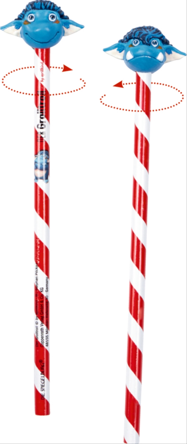 Bleistift mit Topper Der Grolltroll Bleistift mit Topper Der Grolltroll