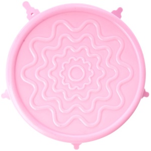 rice1 Silikon Deckel für Melamin Schüssel (medium) 3 Farben (mint, pastellgrün, rosa), sortiert
