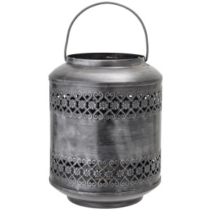 Bloomingville Laterne Antik Look schwarz Metall Bloomingville Laterne Antik Look schwarz Metall