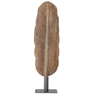 Bloomingville Deko-Blatt aus Mangoholz 30 cm hoch Bloomingville Deko-Blatt aus Mangoholz 30 cm hoch