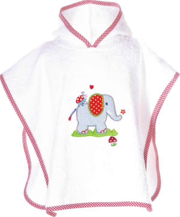 Badeponcho BabyGlück (Elefant), one size (ca. 55x46 cm) Badeponcho BabyGlück (Elefant), one size (ca. 55x46 cm)
