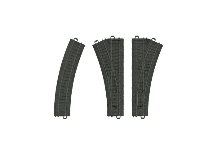 Märklin 023301 H0 Märklin my World - Kunststoffgleis Weichen-Set Märklin 023301 H0 Märklin my World - Kunststoffgleis Weichen-Set