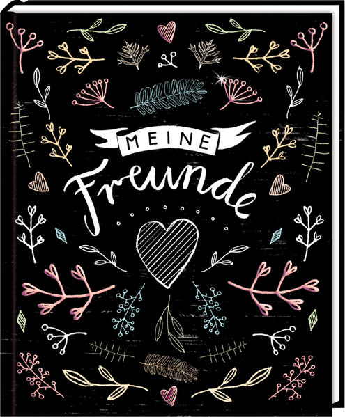 Freundebuch - Handlettering - Meine Freunde Freundebuch - Handlettering - Meine Freunde