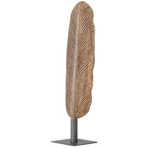 Bloomingville Deko-Blatt aus Mangoholz 30 cm hoch Bloomingville Deko-Blatt aus Mangoholz 30 cm hoch