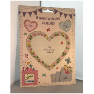 Geburtstag: Herzen Einladungskarten Geburtstag: Herzen Einladungskarten