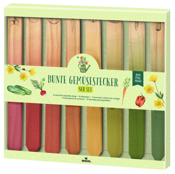 Blatt & Blüte Bunte Gemüsestecker Blatt & Blüte Bunte Gemüsestecker