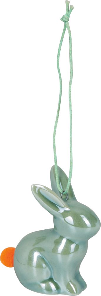 Puschelhäschen-Anhänger - Ostergrüße, sortiert (1 Stück) Puschelhäschen-Anhänger - Ostergrüße, sortiert (1 Stück)
