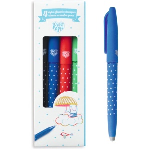 4 löschbare Stifte Classic 4 löschbare Stifte Classic