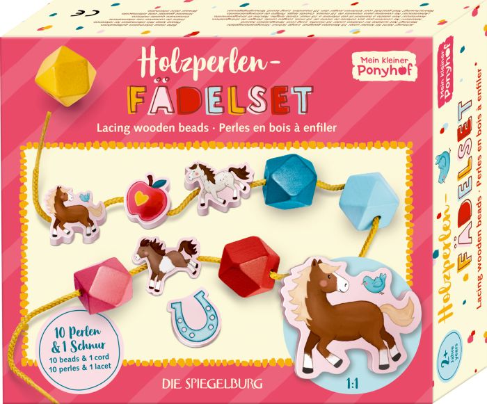 Holzperlen-Fädelset - Mein kl. Ponyhof Holzperlen-Fädelset - Mein kl. Ponyhof