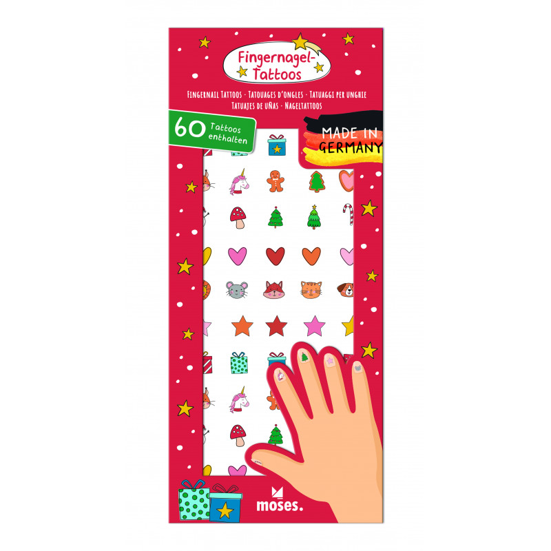 Fingernagel-Tattoos Weihnachtszauber Fingernagel-Tattoos Weihnachtszauber