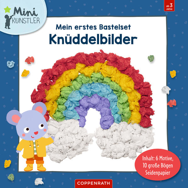 Mein erstes Bastelset: Knüddelbilder (Regenbogen) Mein erstes Bastelset: Knüddelbilder (Regenbogen)