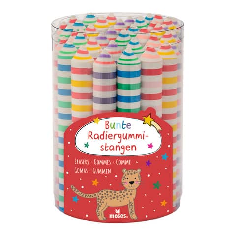 Bunte Radiergummistange Bunte Radiergummistange