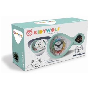 Analoger & digitaler Wecker türkis ** Analoger & digitaler Wecker türkis **