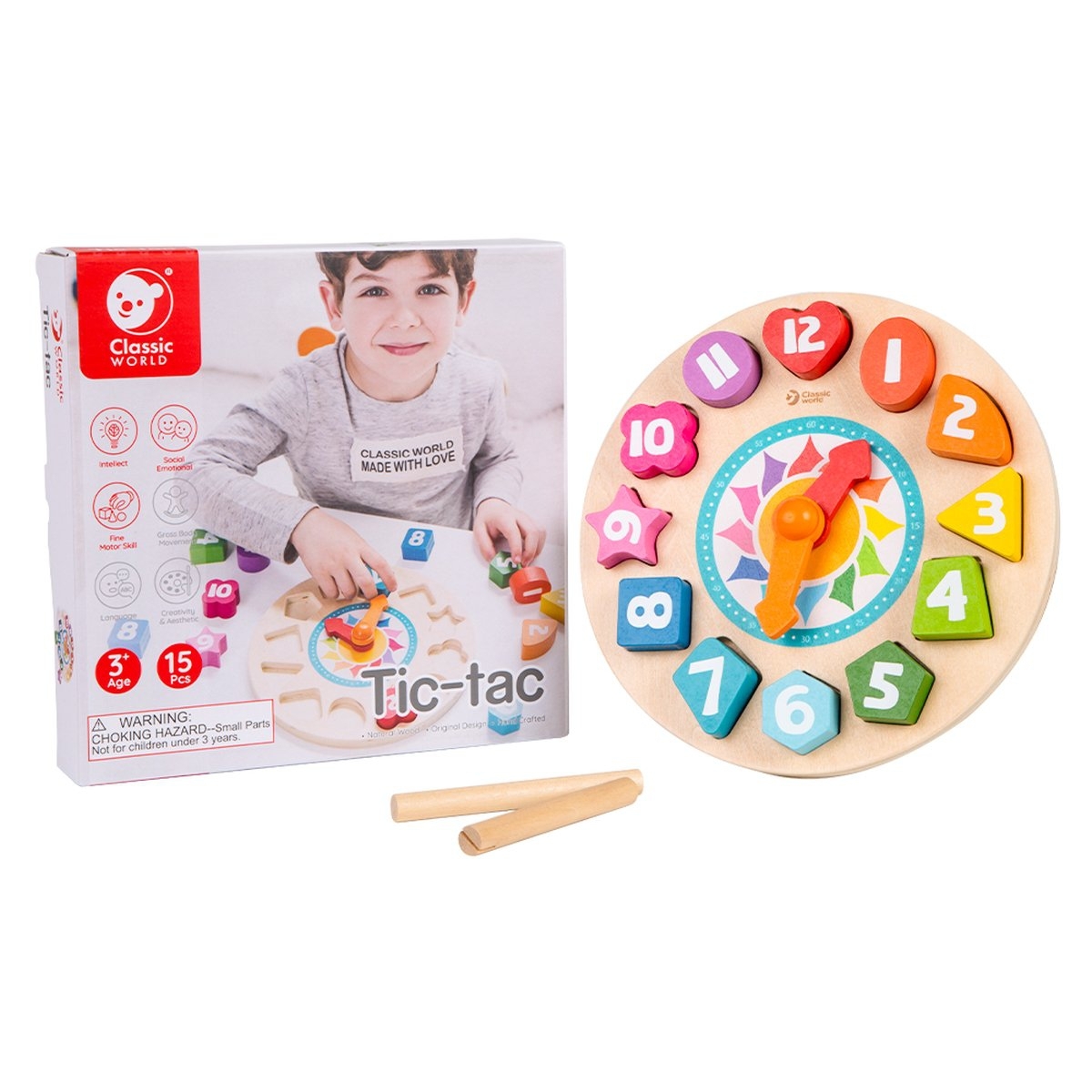 Steckpuzzle Lernuhr Steckpuzzle Lernuhr