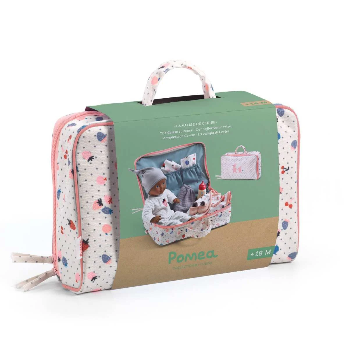 POMEA Puppe Cerise im Koffer POMEA Puppe Cerise im Koffer