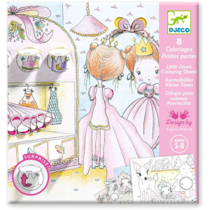 Djeco Ausmalbilder: Kleine Türen Djeco Ausmalbilder: Kleine Türen
