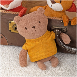 Sigikid  Mister O'Lui Kuscheltier Biberbär mini gelber Hoodie